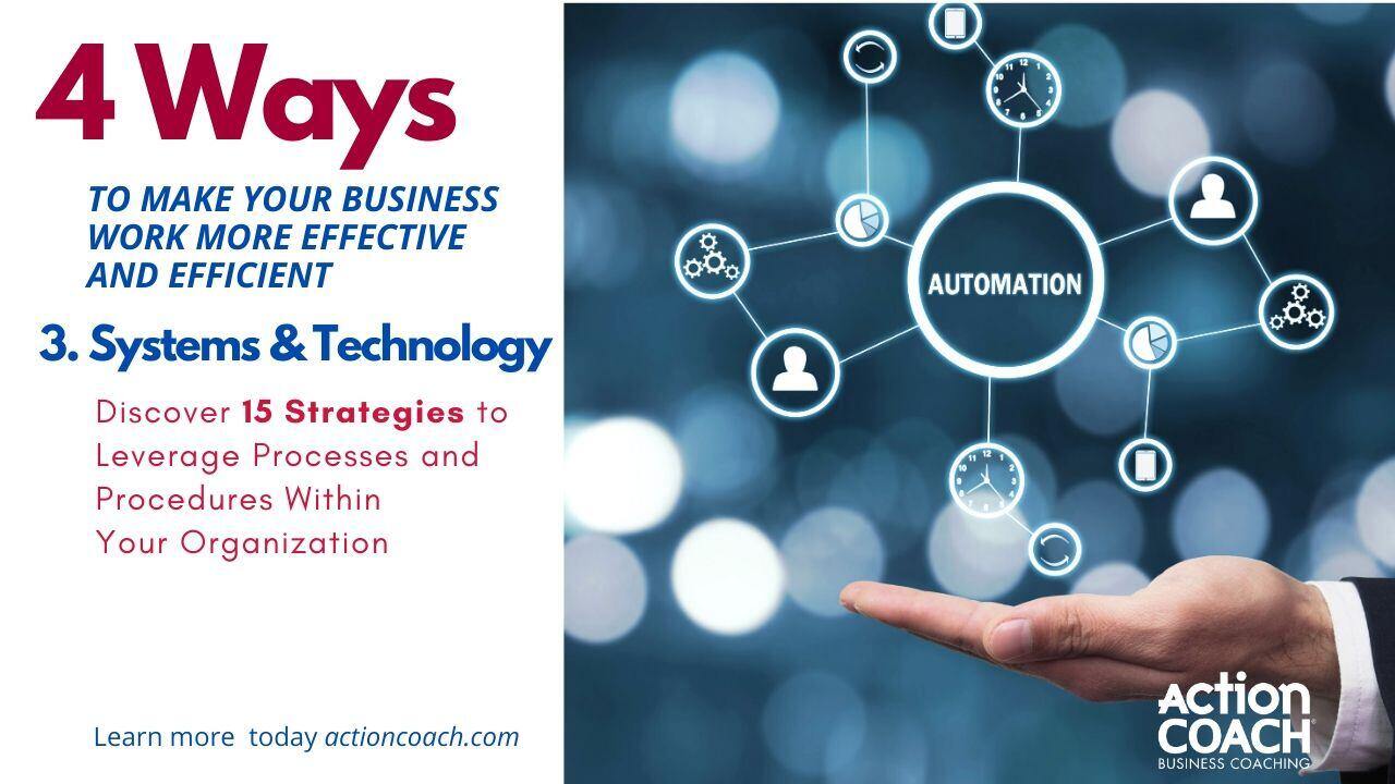 4 Way to Build Business Success: Part Three Systems & Technology
